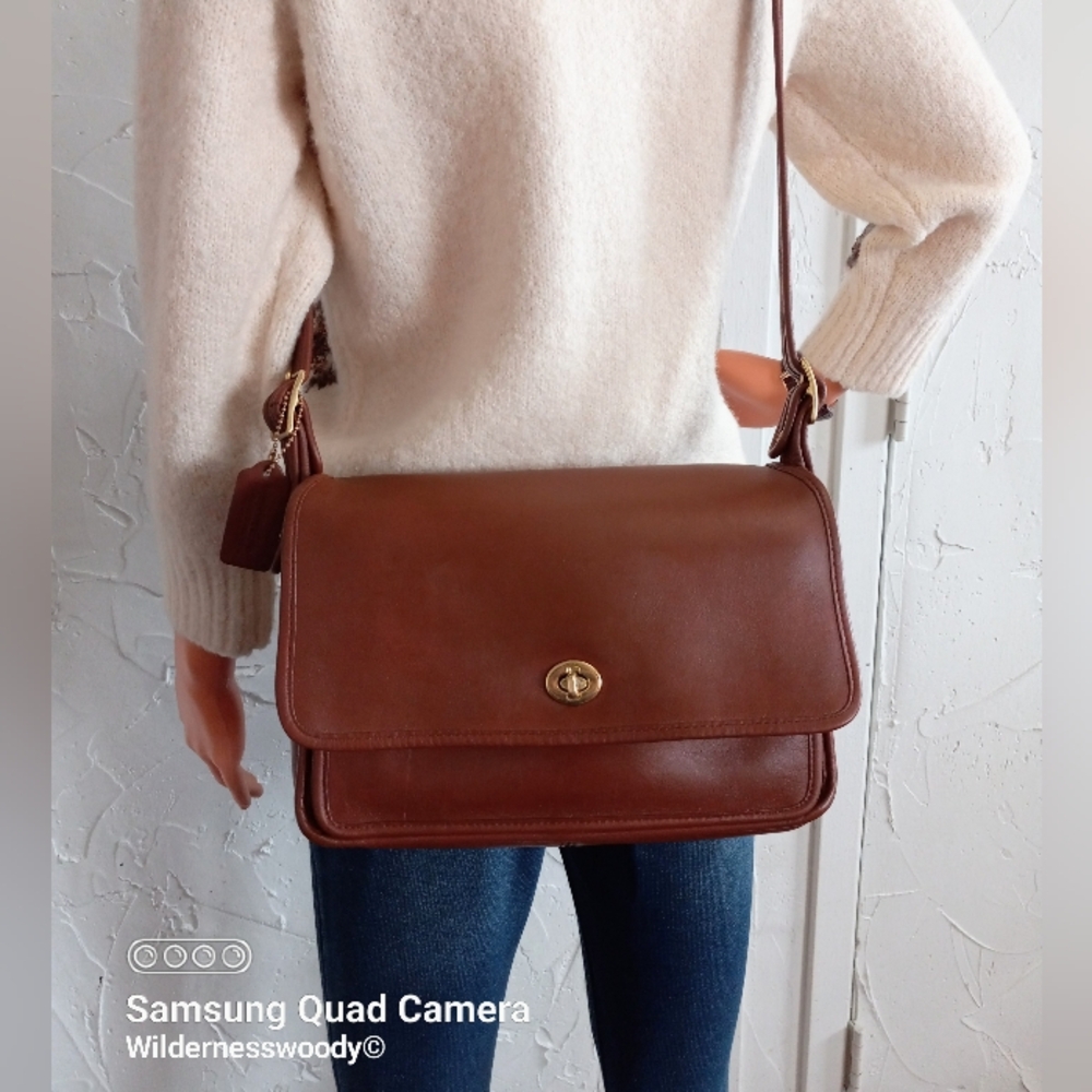 Coach "Pre-Rambler, 1970s-1980s Vintage Crossbody Bag